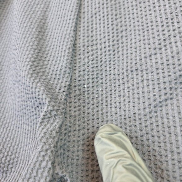 Theory Suit Pants Women's Size 10 Navy Seersucker High Waist Slim Crop Stretch - Picture 4 of 16